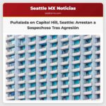 Arrestan a sospechoso tras una puñalada en Capitol Hill Seattle