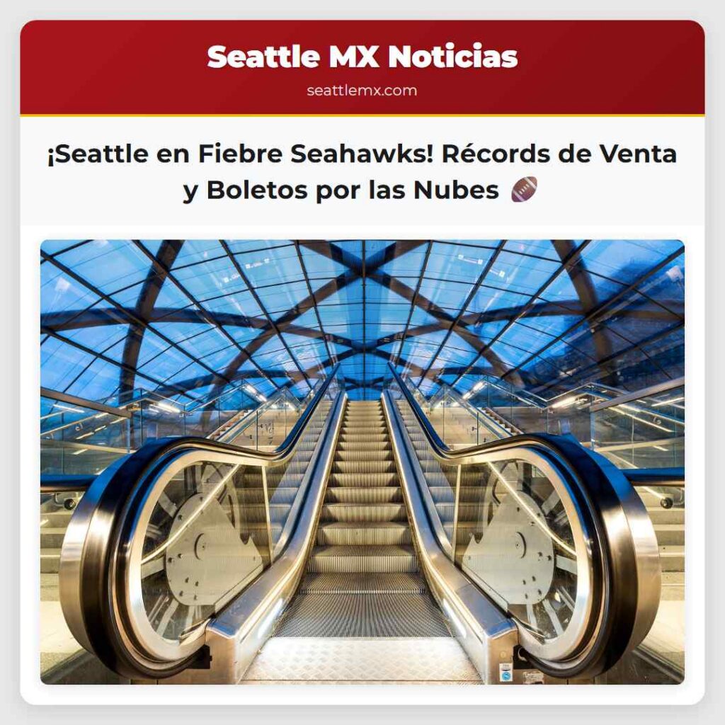 ¡Seattle en Fiebre Seahawks! Récords de Venta y