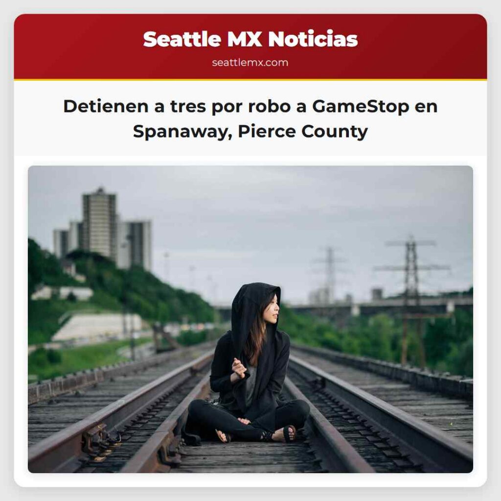 Detienen a tres por robo a GameStop en Spanaway,