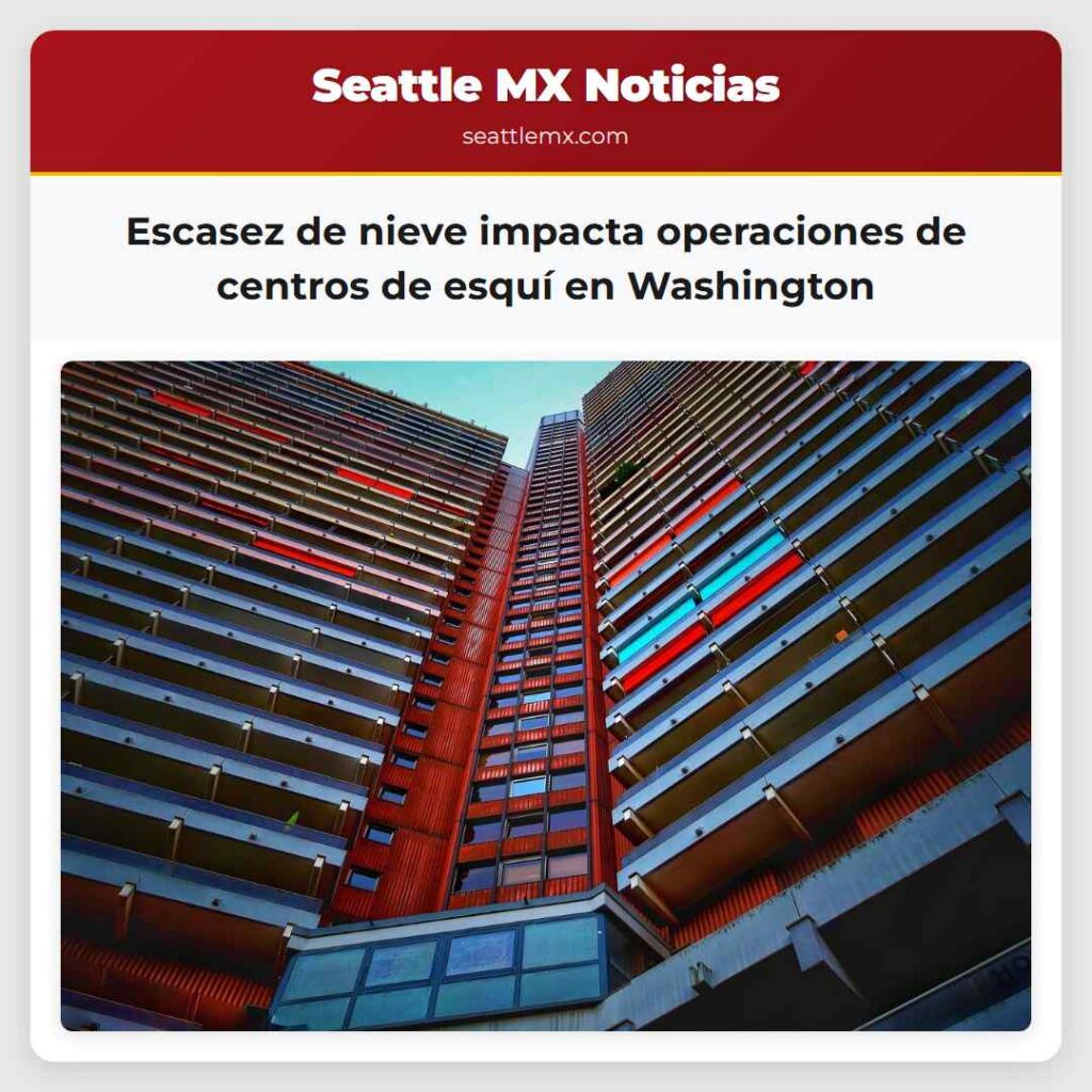 Escasez de nieve impacta operaciones de centros