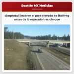 El paso elevado de Bullfrog en Cle Elum reabre antes de lo previsto tras daños por impacto