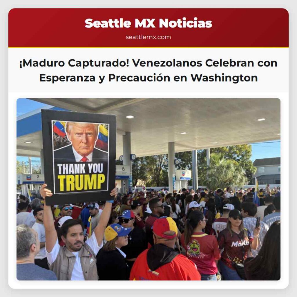 ¡Maduro Capturado! Venezolanos Celebran con