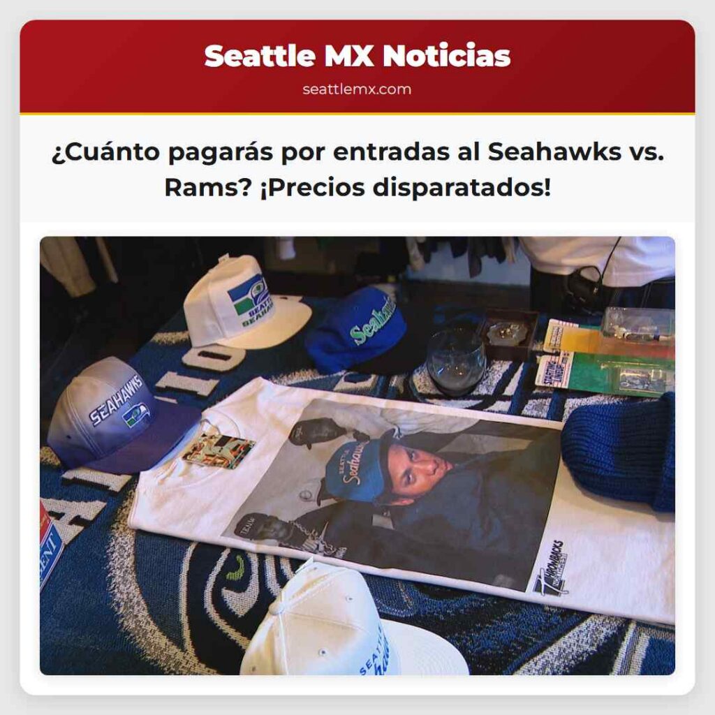 ¿Cuánto pagarás por entradas al Seahawks vs.