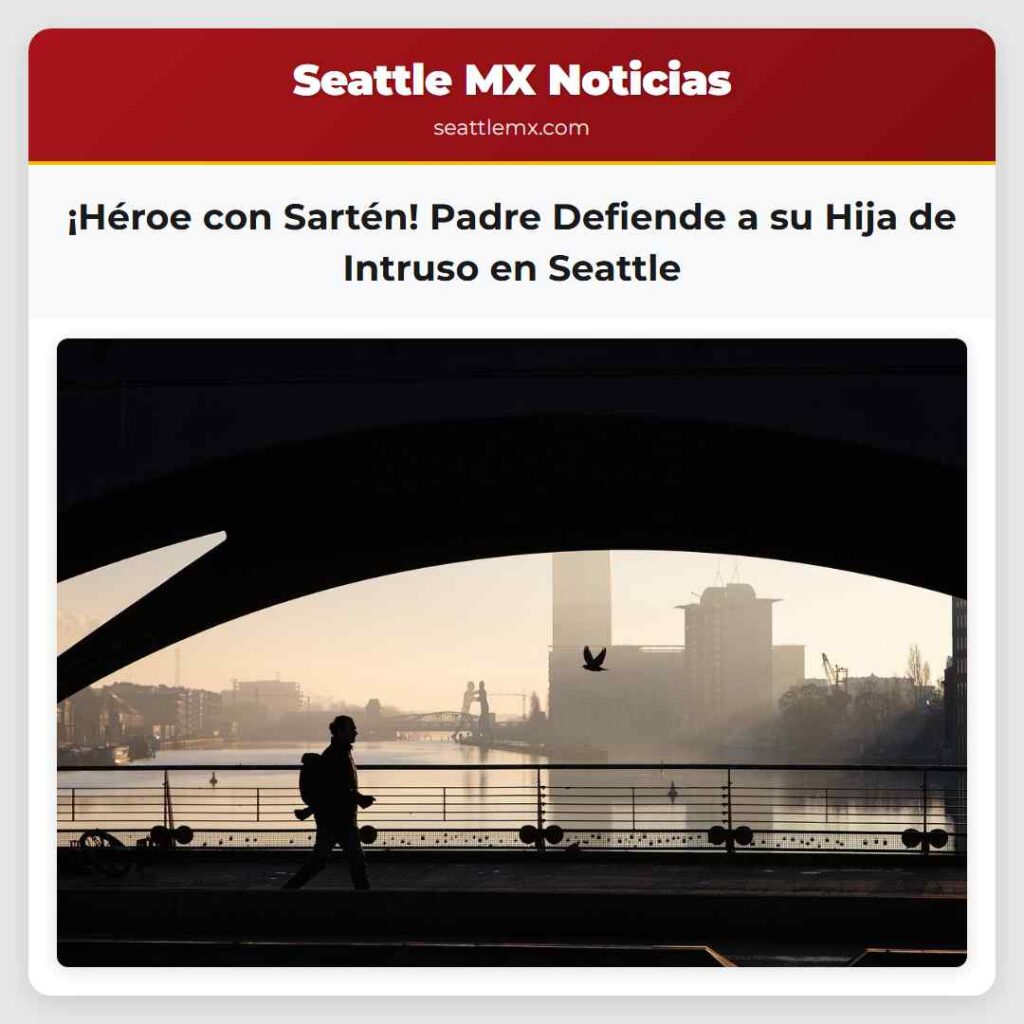 ¡Héroe con Sartén! Padre Defiende a su Hija de