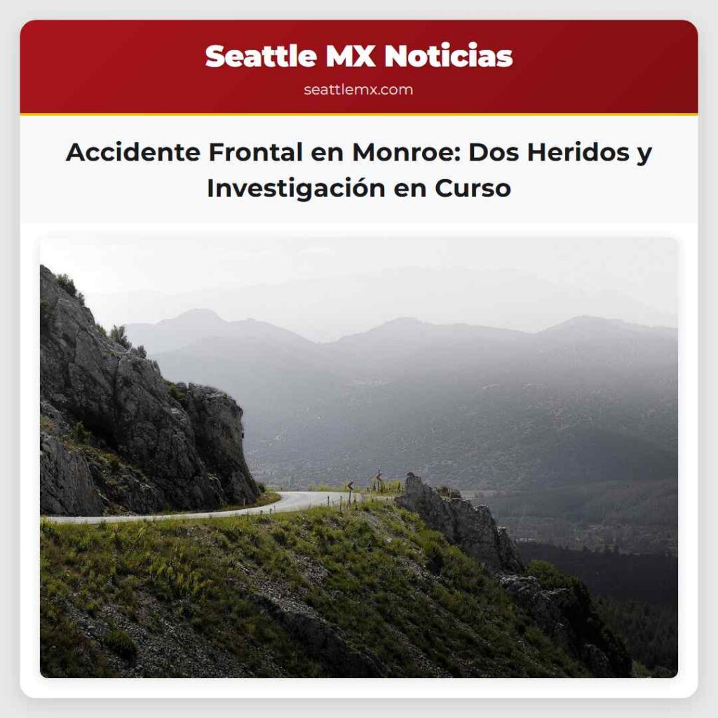 Accidente Frontal en Monroe: Dos Heridos y