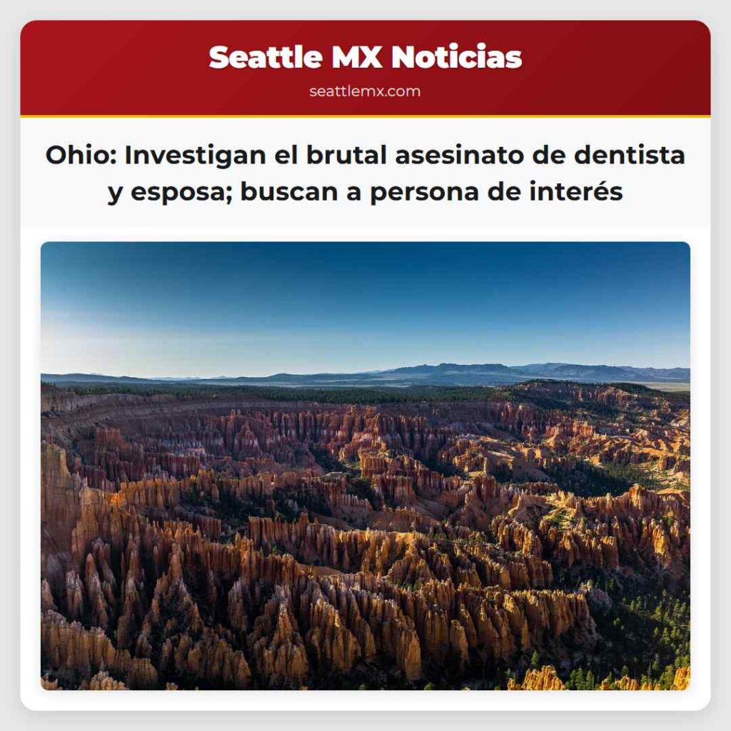 Ohio: Investigan el brutal asesinato de dentista