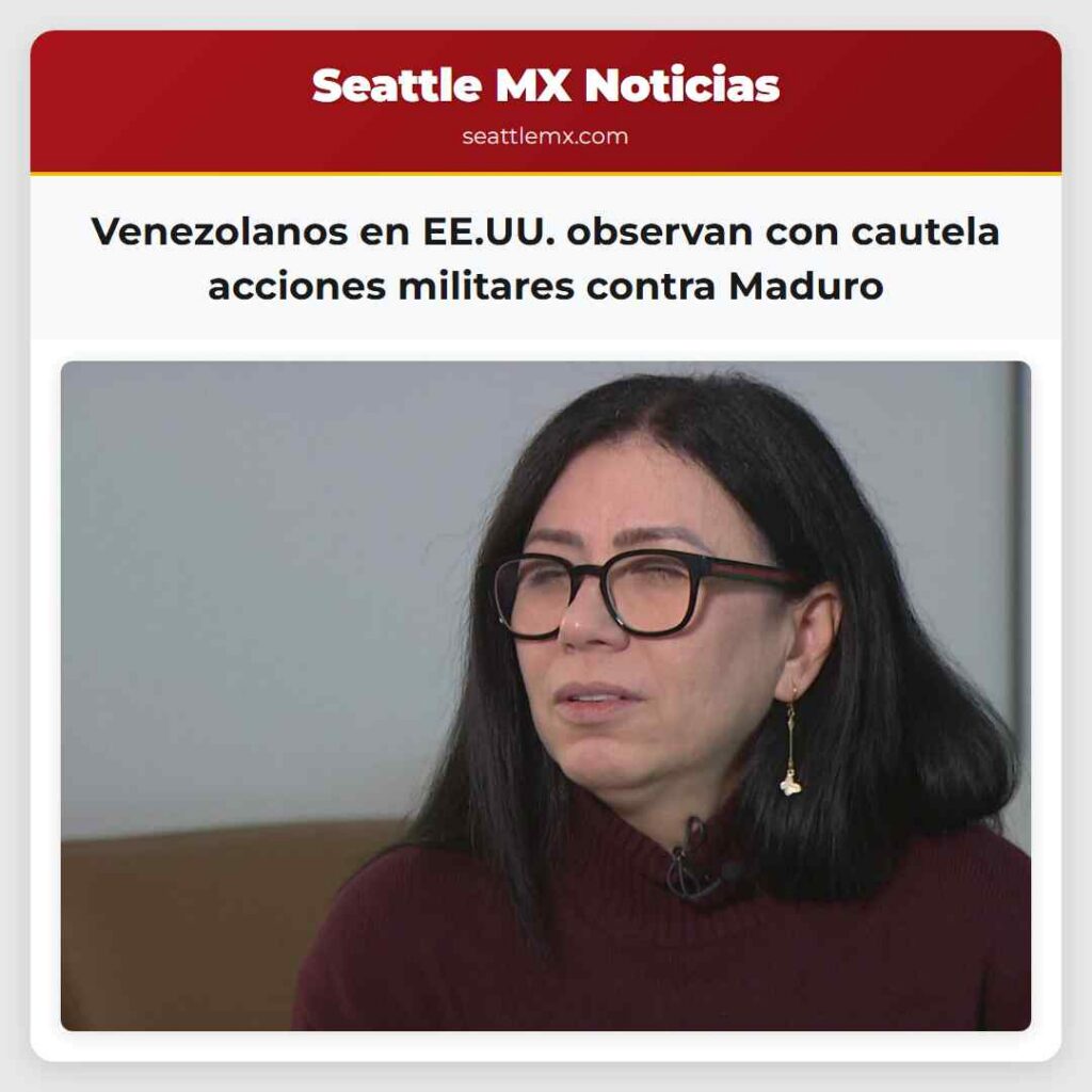 Venezolanos en EE.UU. observan con cautela