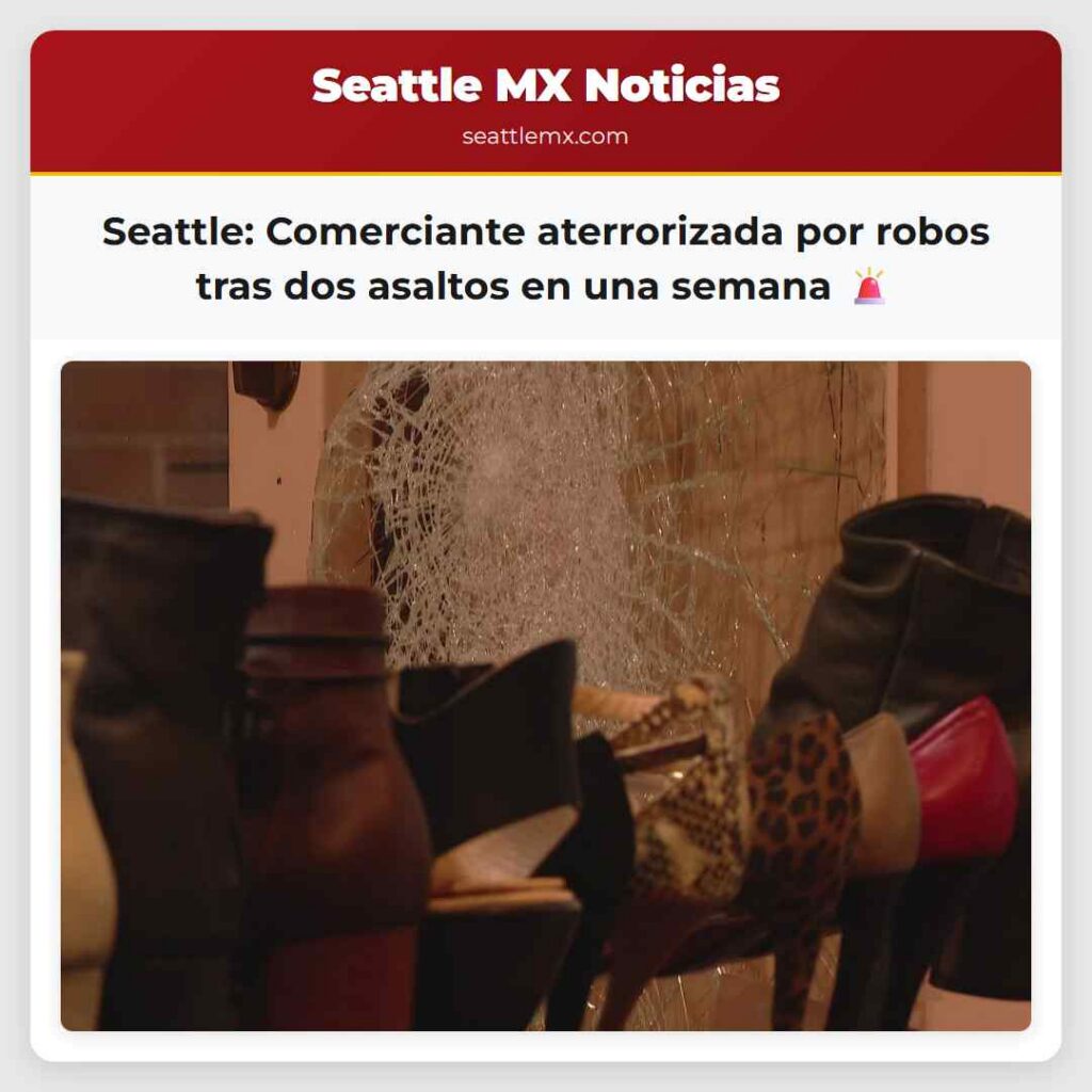 Seattle: Comerciante aterrorizada por robos tras