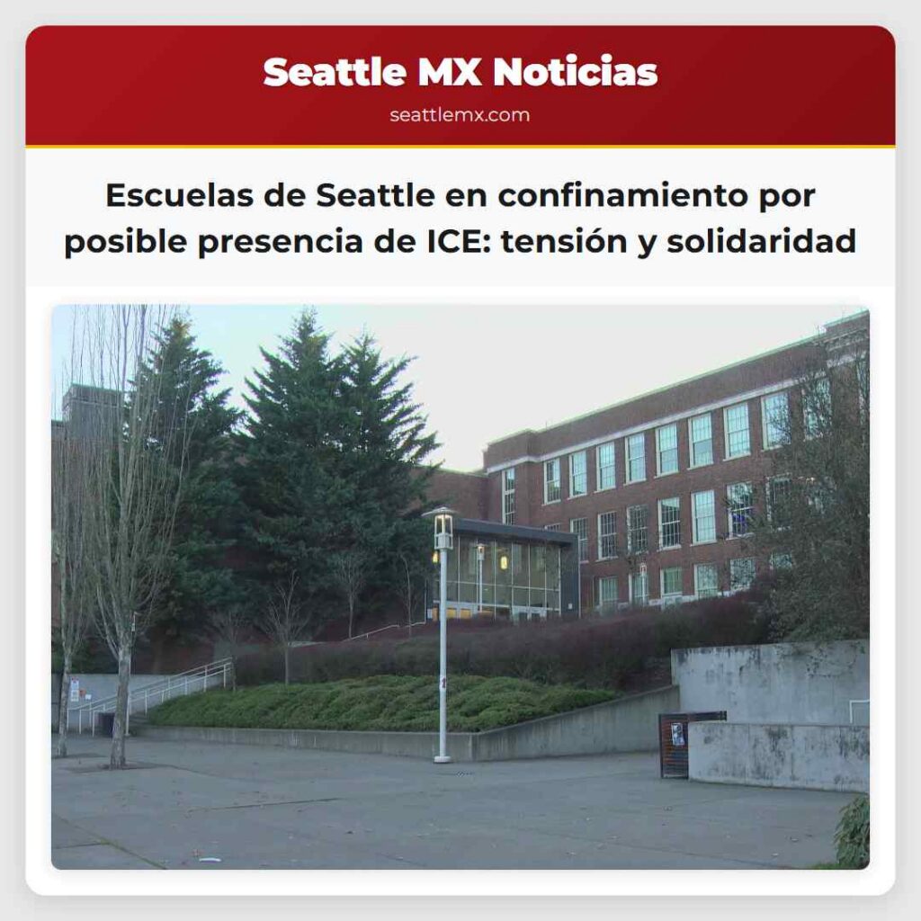 Escuelas de Seattle en confinamiento por posible