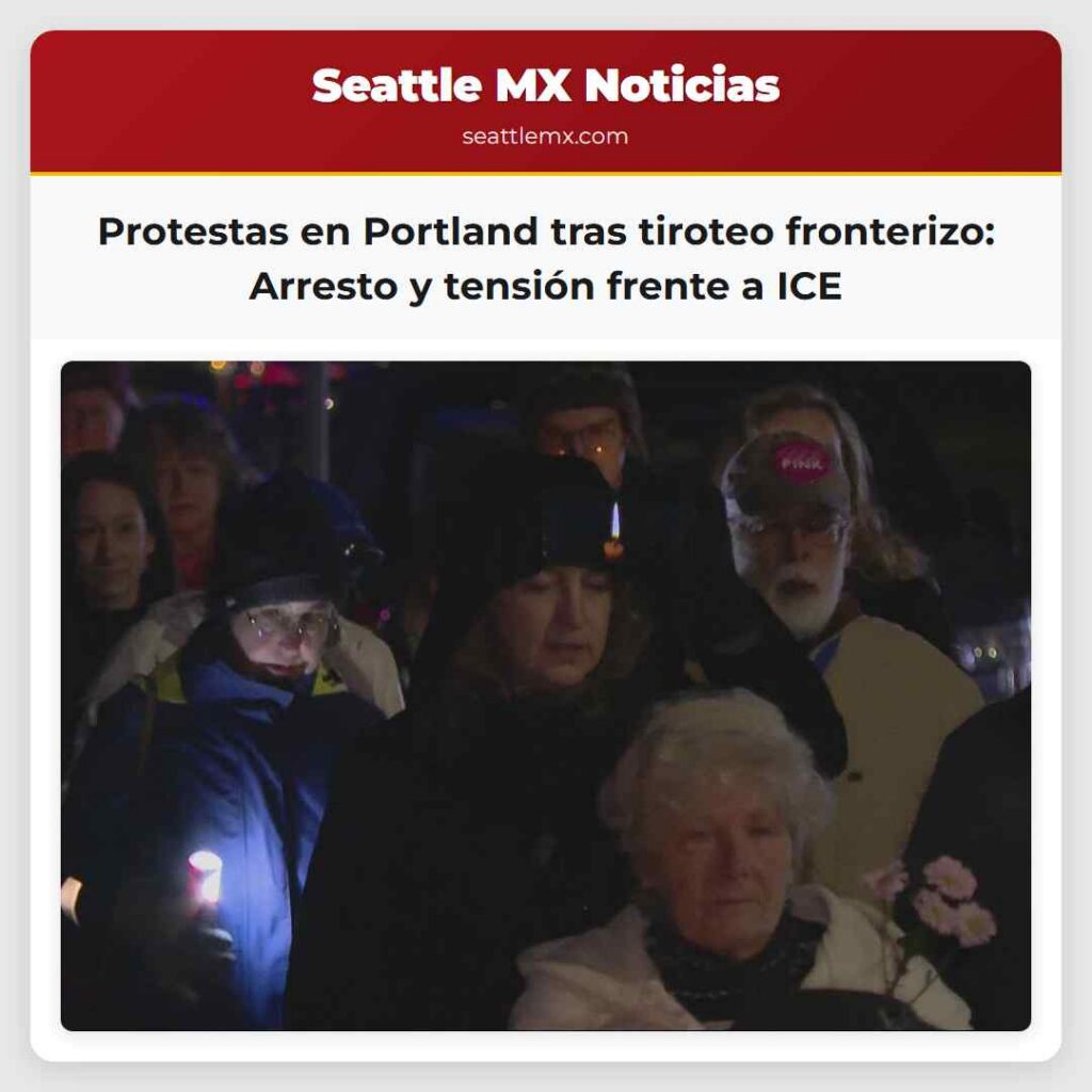 Protestas en Portland tras tiroteo fronterizo: