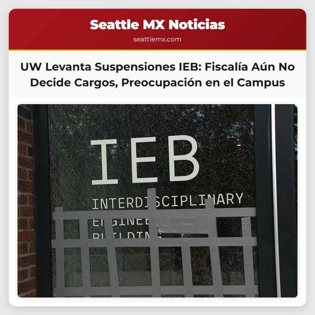 UW Levanta Suspensiones IEB: Fiscalía Aún No