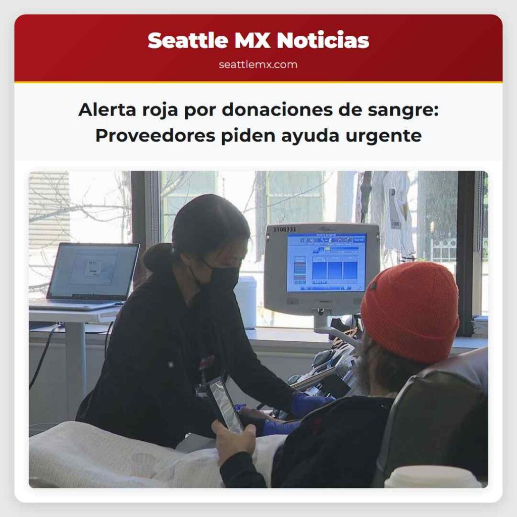 Alerta roja por donaciones de sangre: Proveedores
