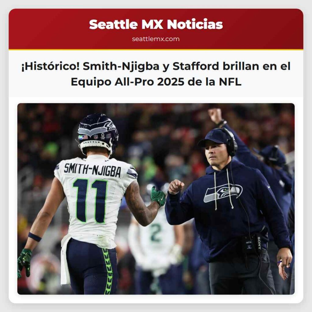 ¡Histórico! Smith-Njigba y Stafford brillan en el