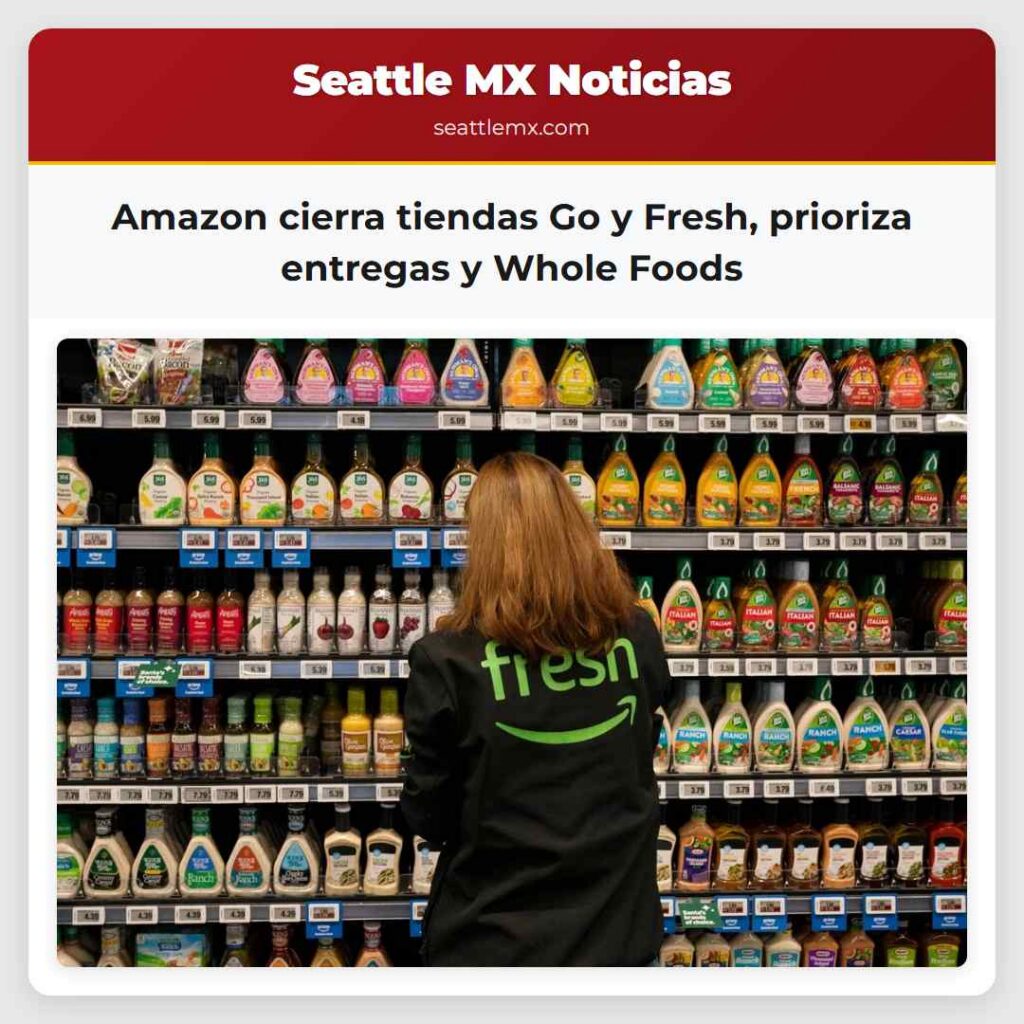Amazon cierra tiendas Go y Fresh, prioriza