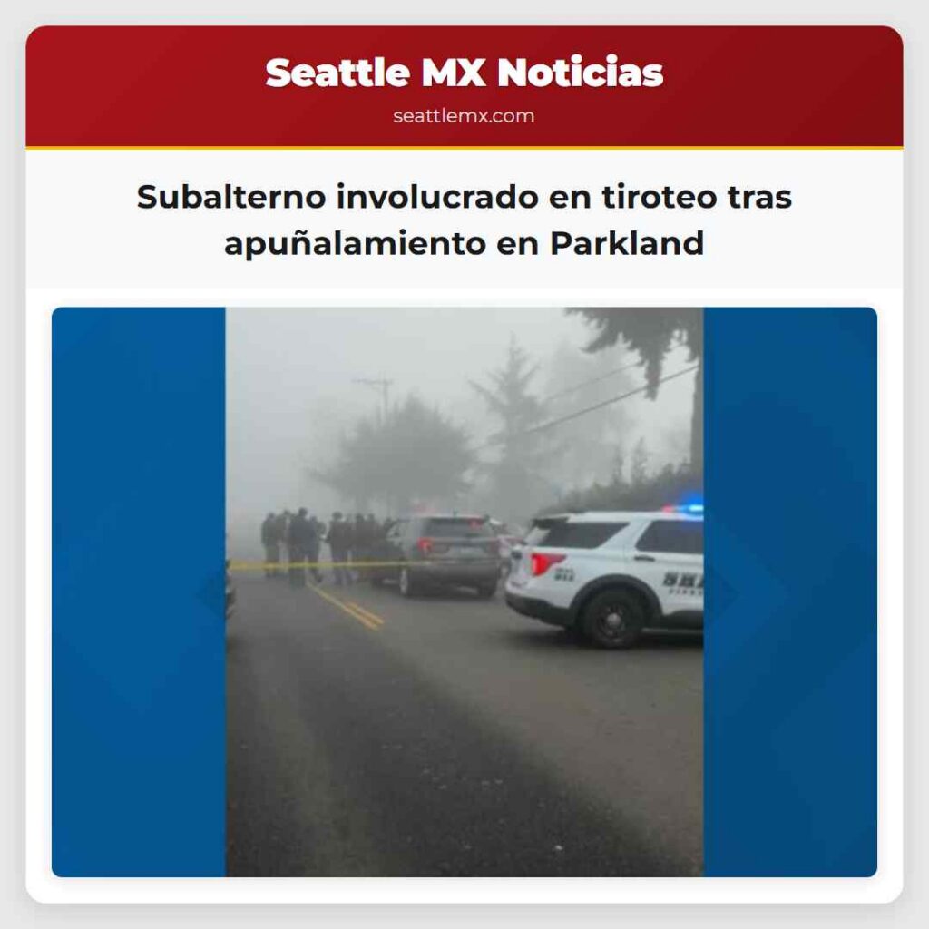 Subalterno involucrado en tiroteo tras