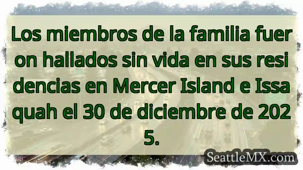 Tragedia: Familiares hallados sin vida en dos