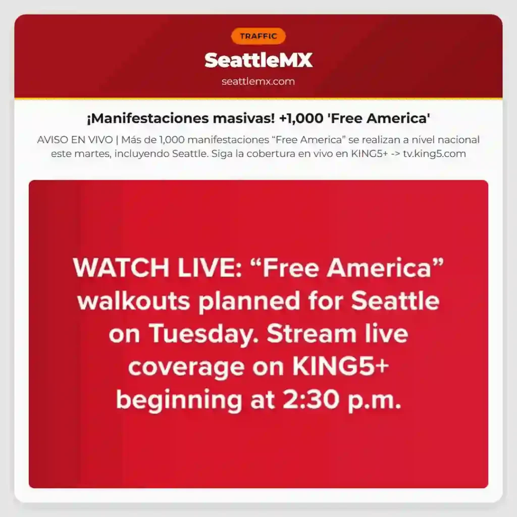 ¡Manifestaciones masivas! +1,000 'Free America'