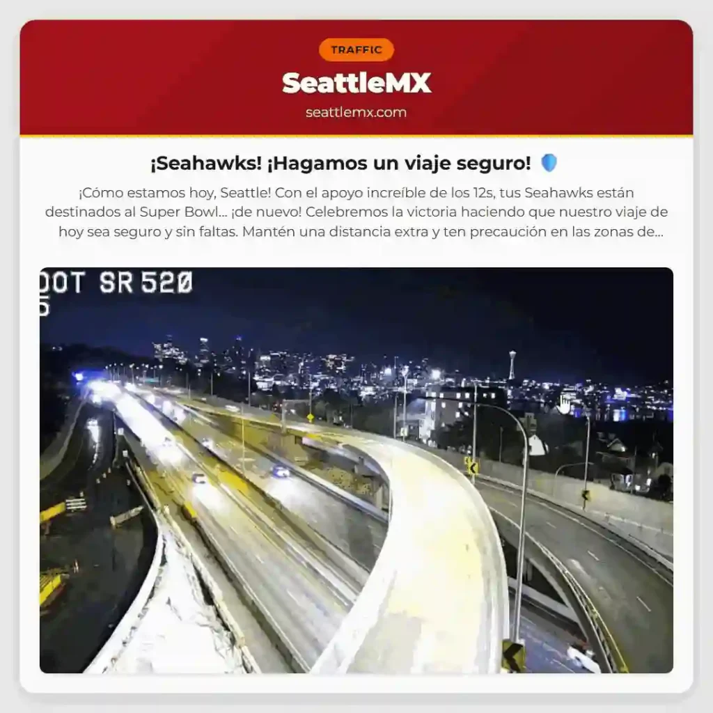 ¡Seahawks! ¡Hagamos un viaje seguro! 🛡️