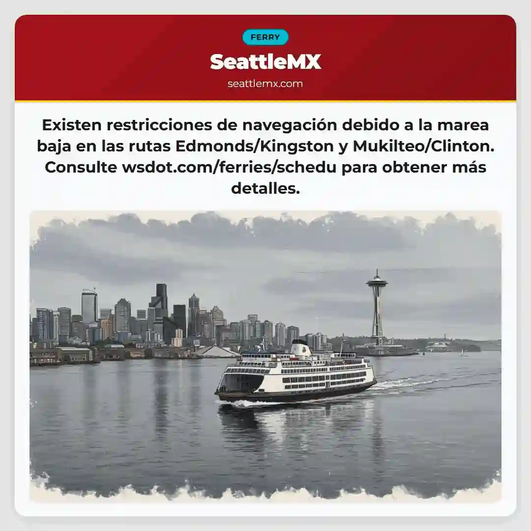 ¡Atención! Restricciones de navegación por marea