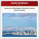 Invierno en Washington Nevada lluvia y vientos fuertes azotan el oeste
