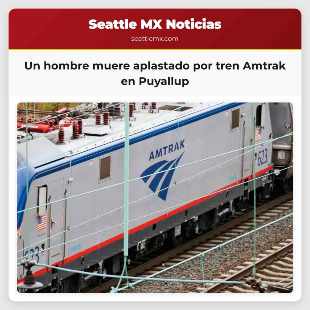 Un hombre muere aplastado por tren Amtrak en