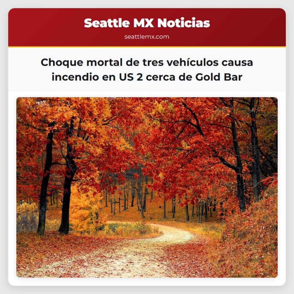 Choque mortal de tres vehículos causa incendio en