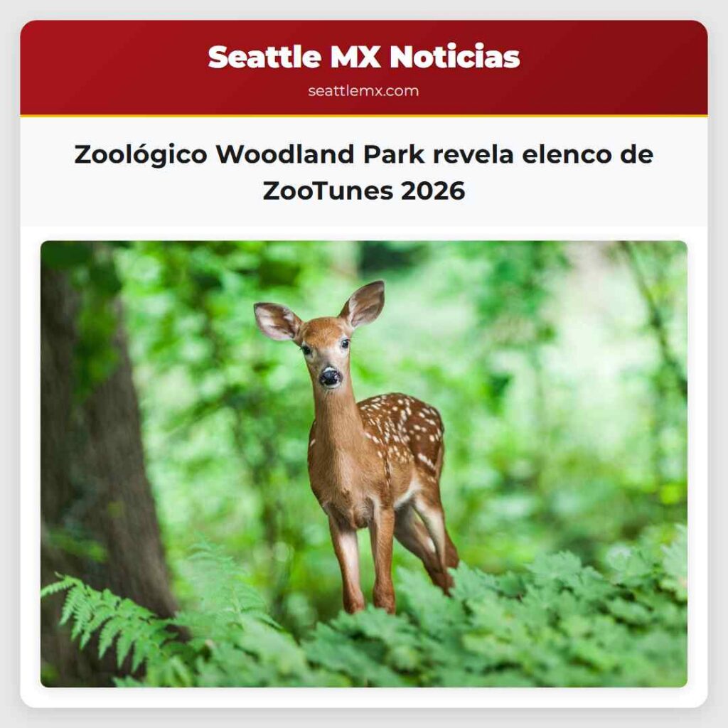 Zoológico Woodland Park revela elenco de ZooTunes