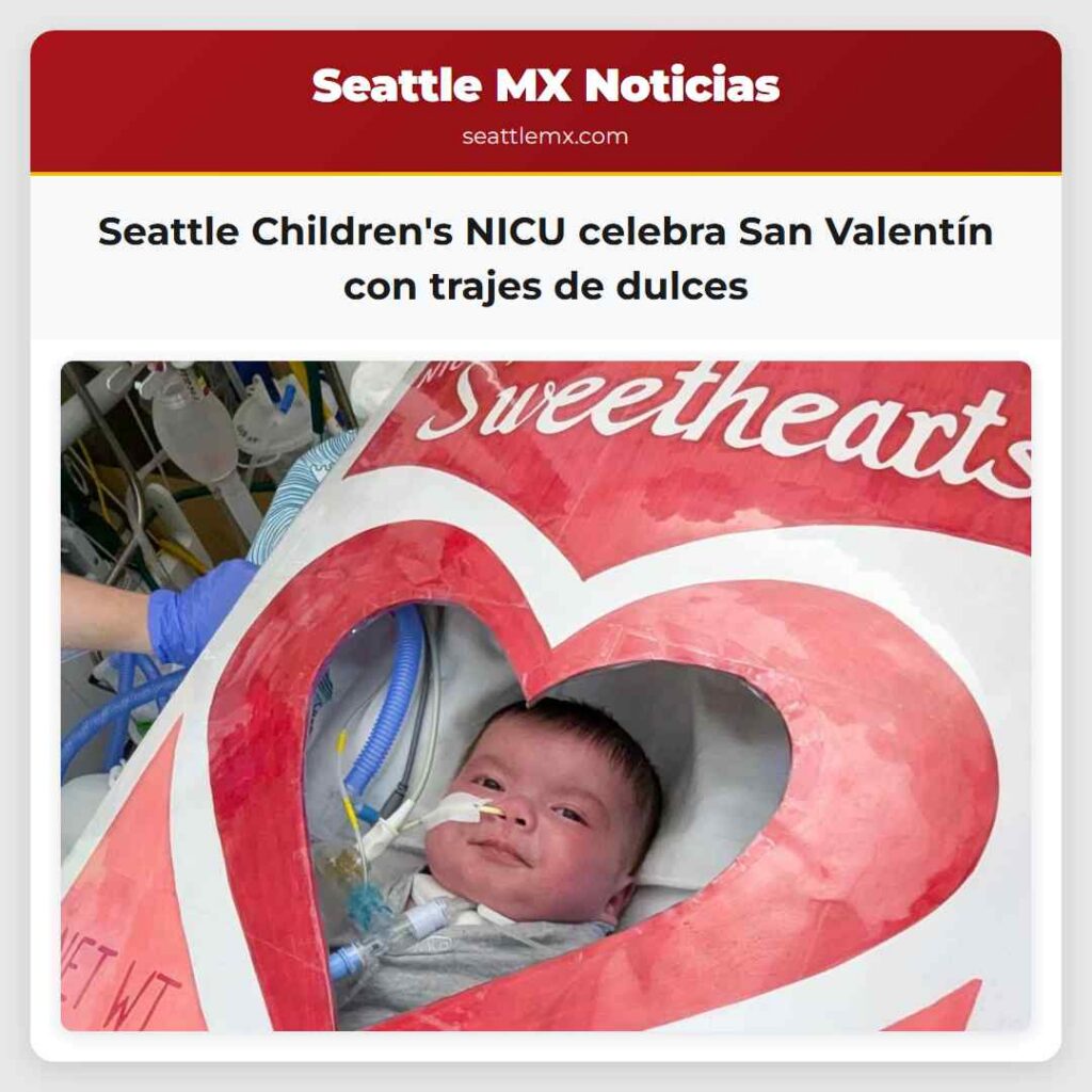 Seattle Children's NICU celebra San Valentín con