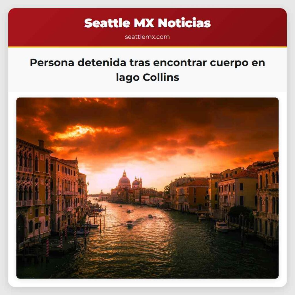 Persona detenida tras encontrar cuerpo en lago