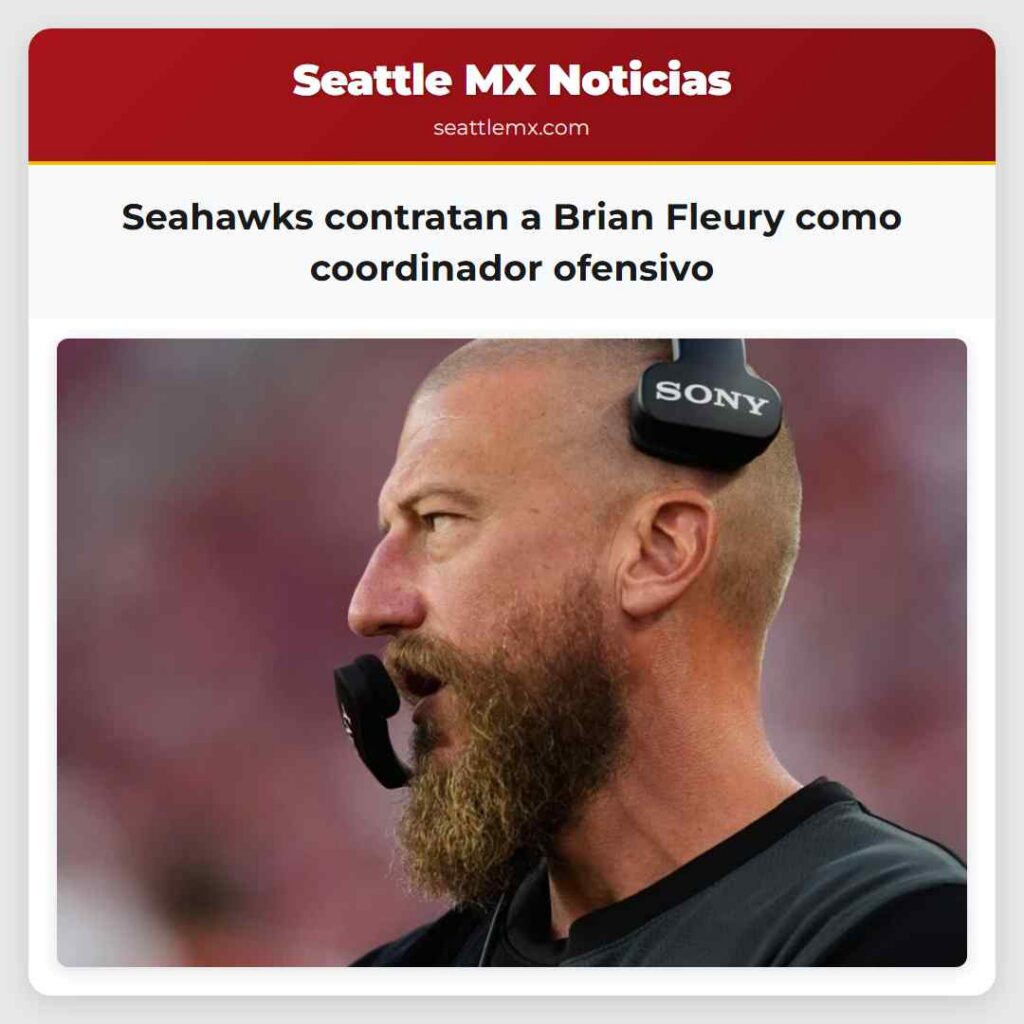 Seahawks contratan a Brian Fleury como