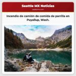 Incendio de un camión de comida de parrilla en Puyallup Wash.