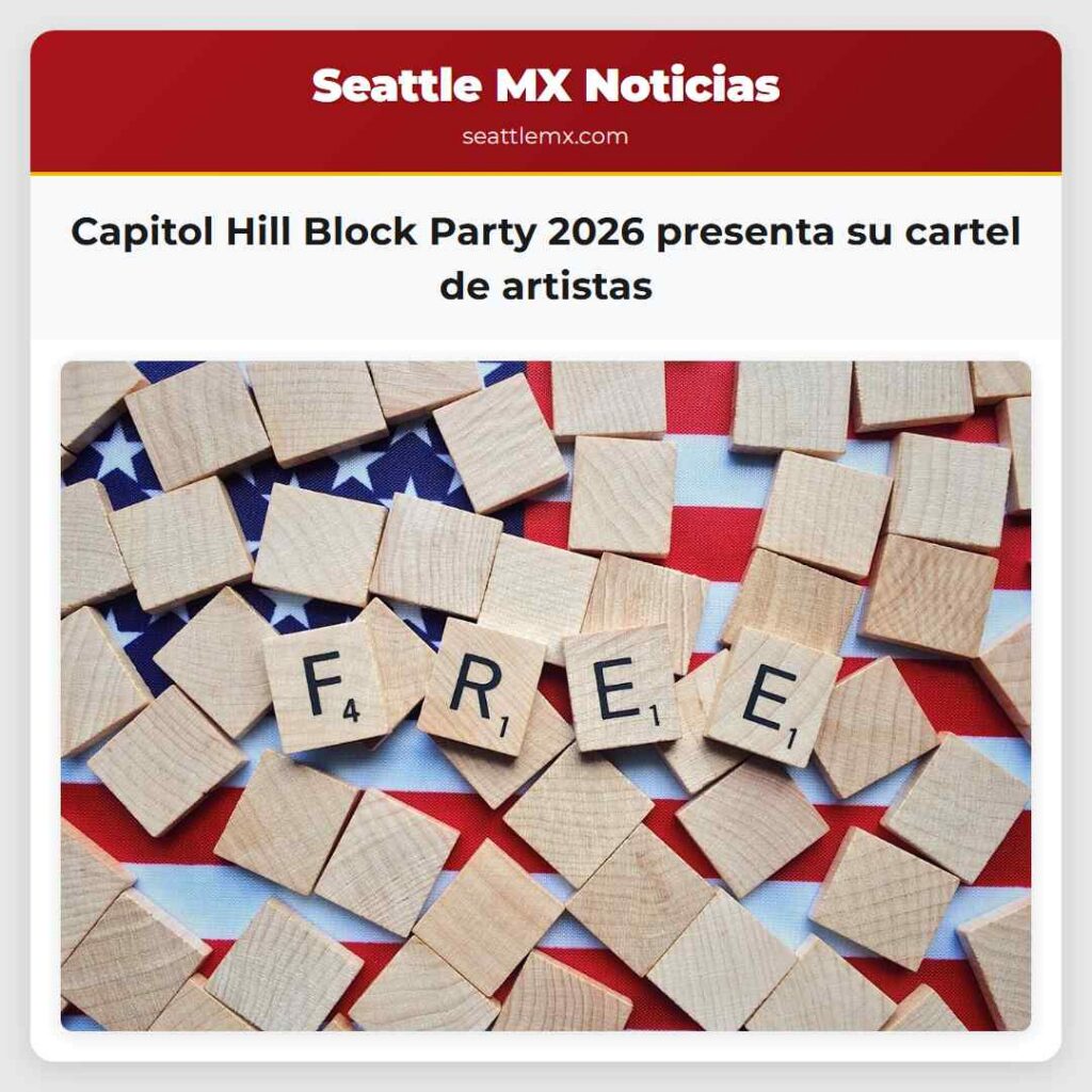 Capitol Hill Block Party 2026 presenta su cartel