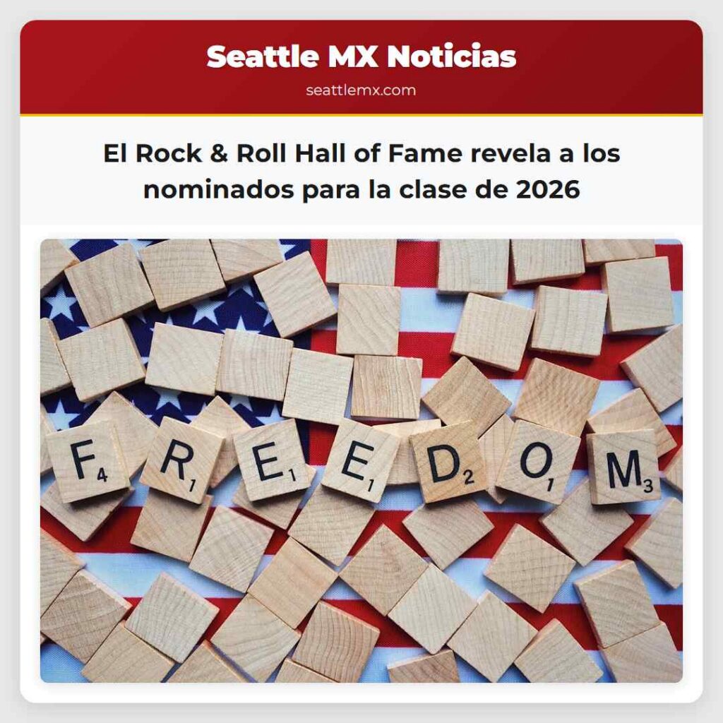 El Rock & Roll Hall of Fame revela a los