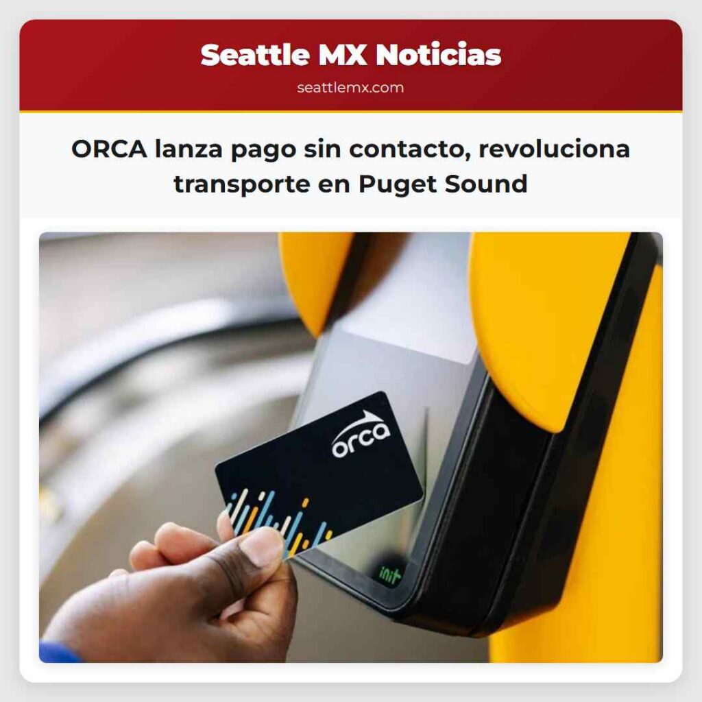 ORCA lanza pago sin contacto, revoluciona