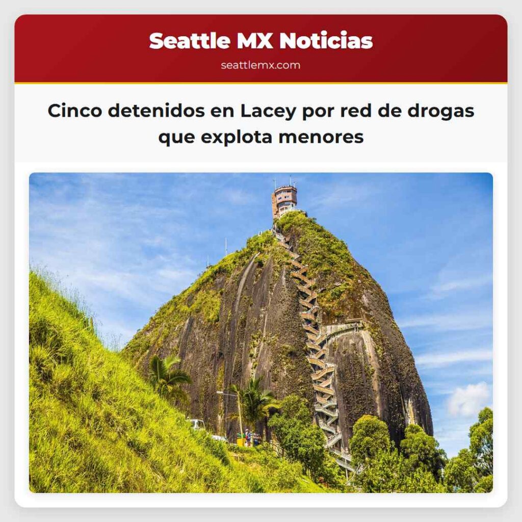 Cinco detenidos en Lacey por red de drogas que