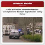 Cinco personas perdieron la vida en enfrentamiento tras incumplimiento de orden de protección en Gig Harbor