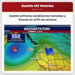 Seattle se enfrenta a condiciones húmedas y frescas en el fin de semana