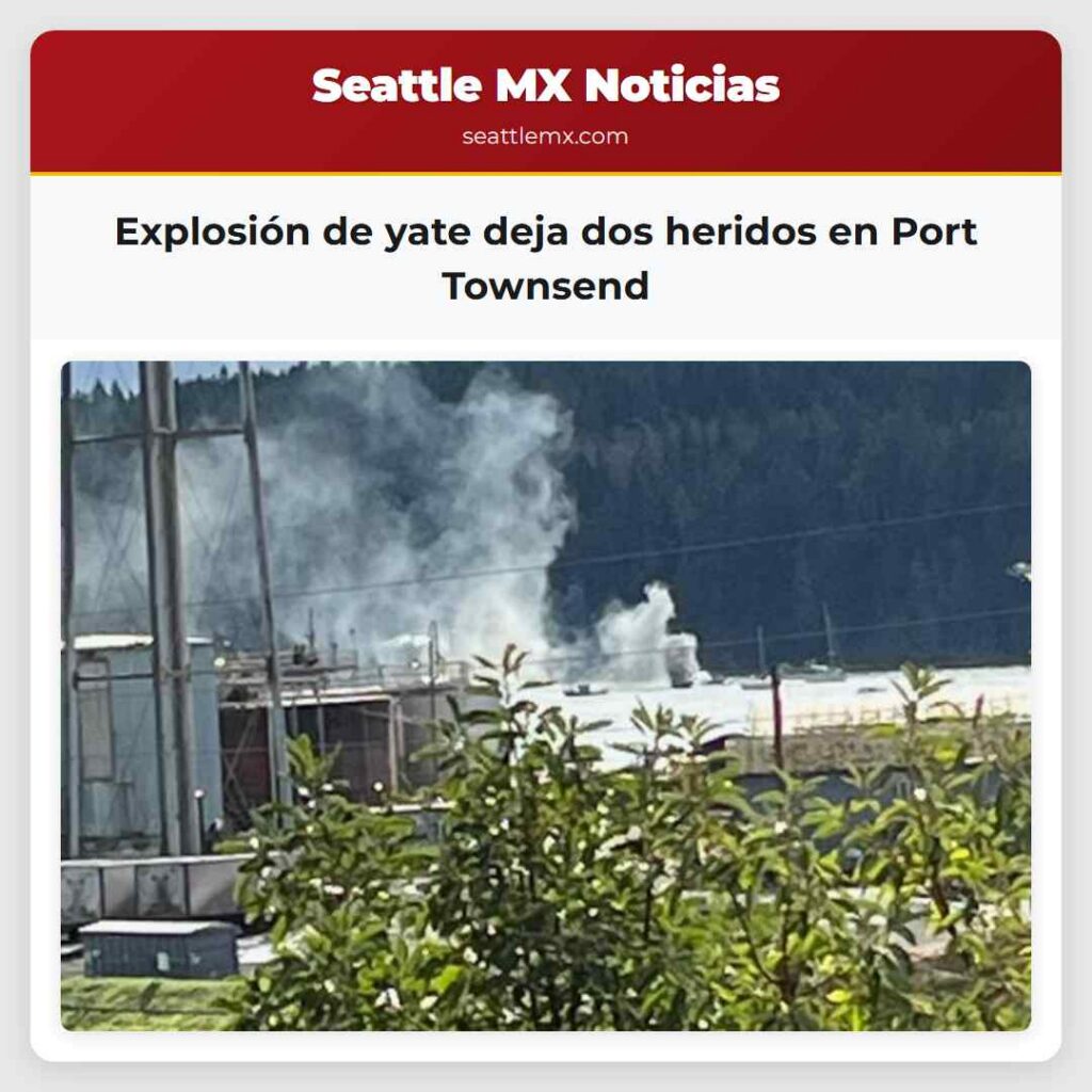 Explosión de yate deja dos heridos en Port