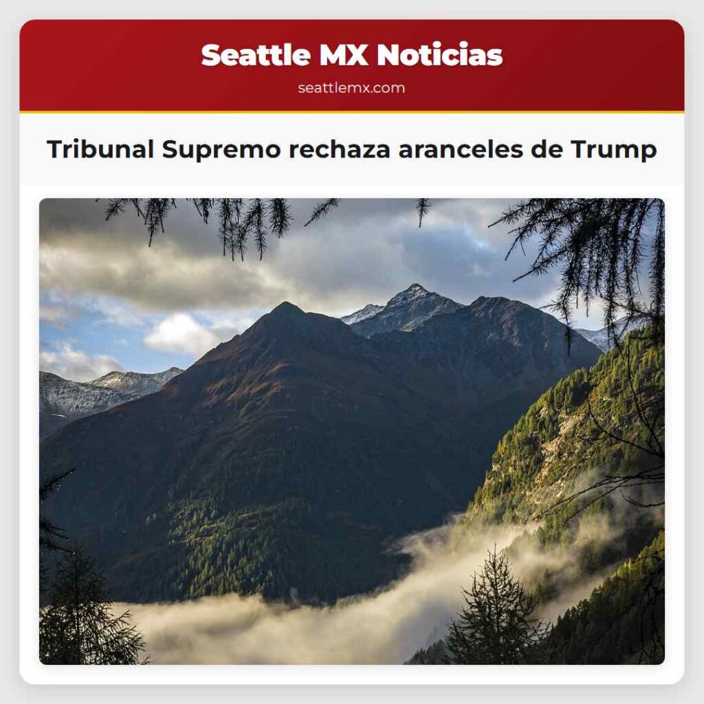 Tribunal Supremo rechaza aranceles de Trump