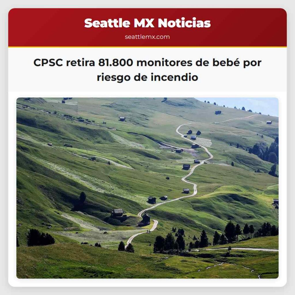 CPSC retira 81.800 monitores de bebé por riesgo