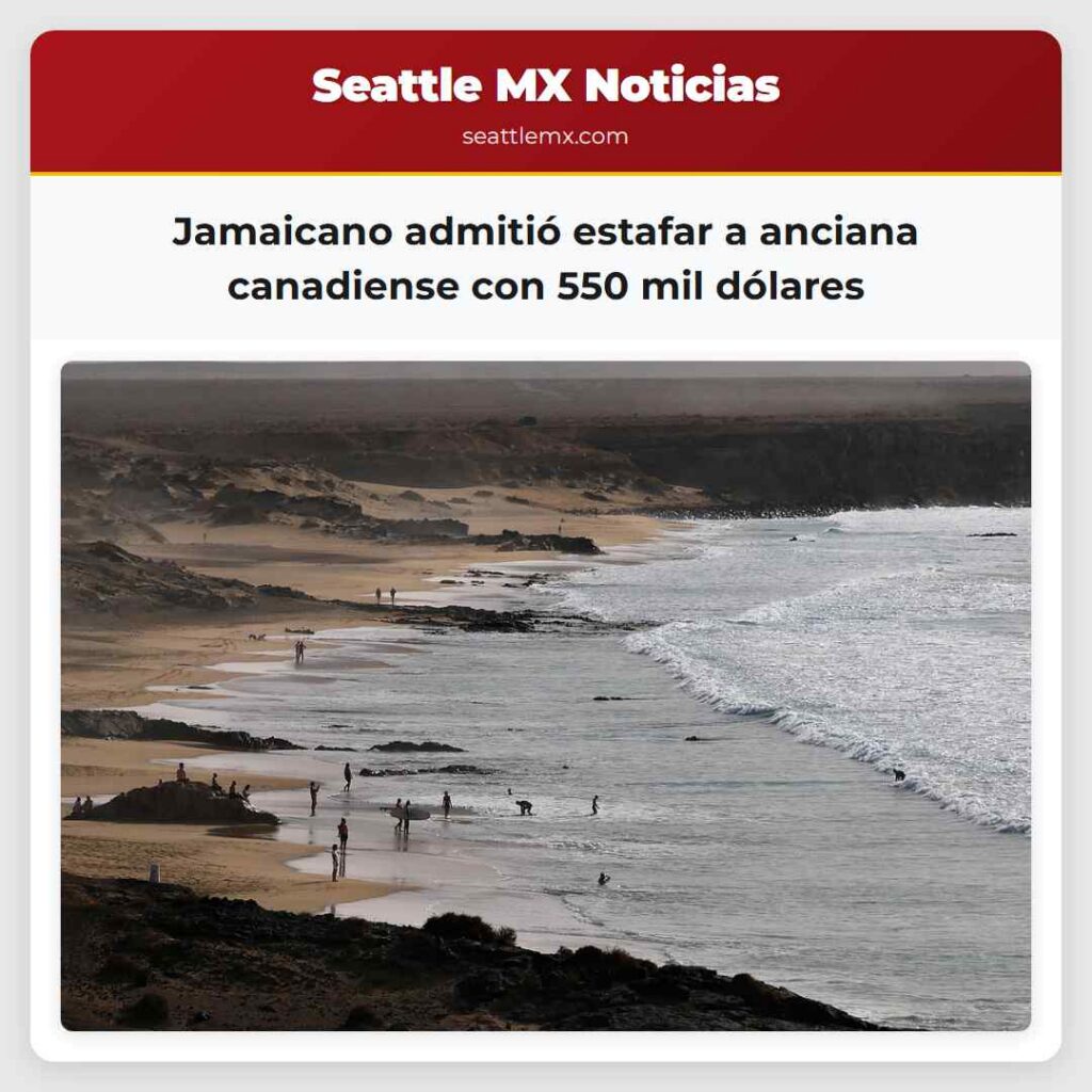 Jamaicano admitió estafar a anciana canadiense