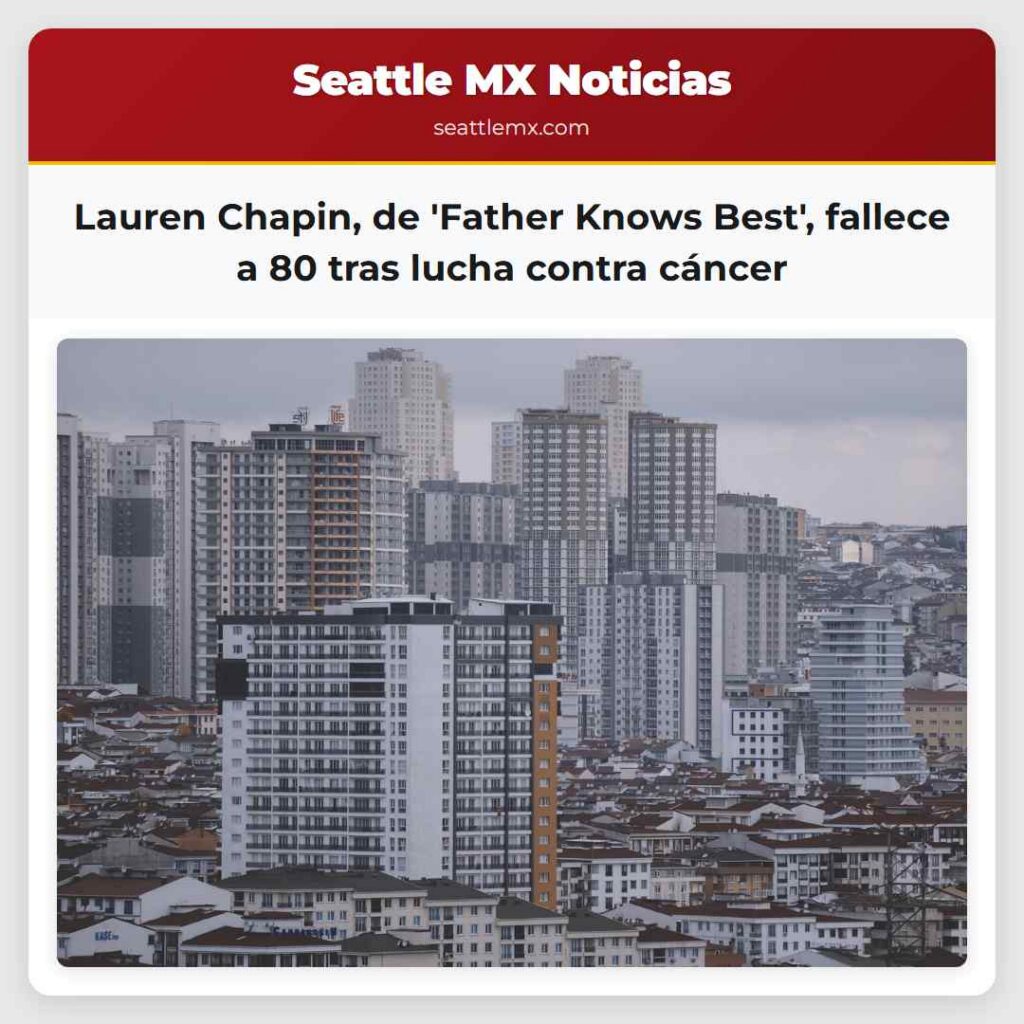 Lauren Chapin, de 'Father Knows Best', fallece a