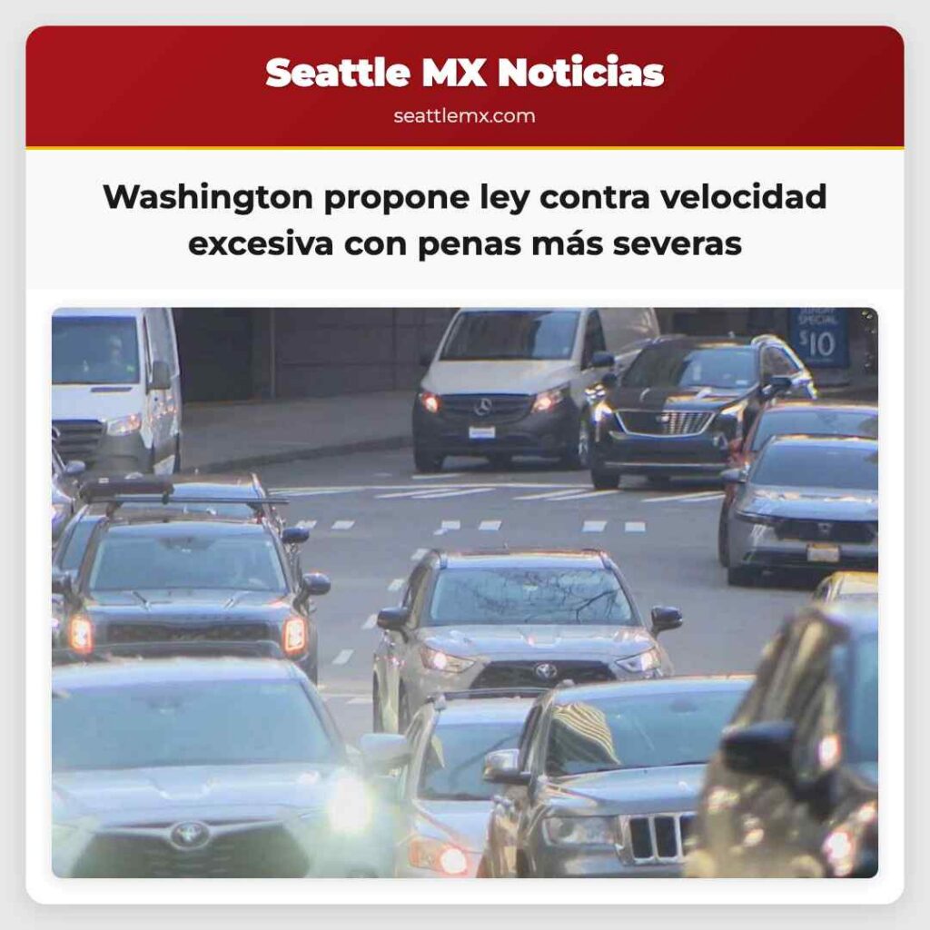Washington propone ley contra velocidad excesiva