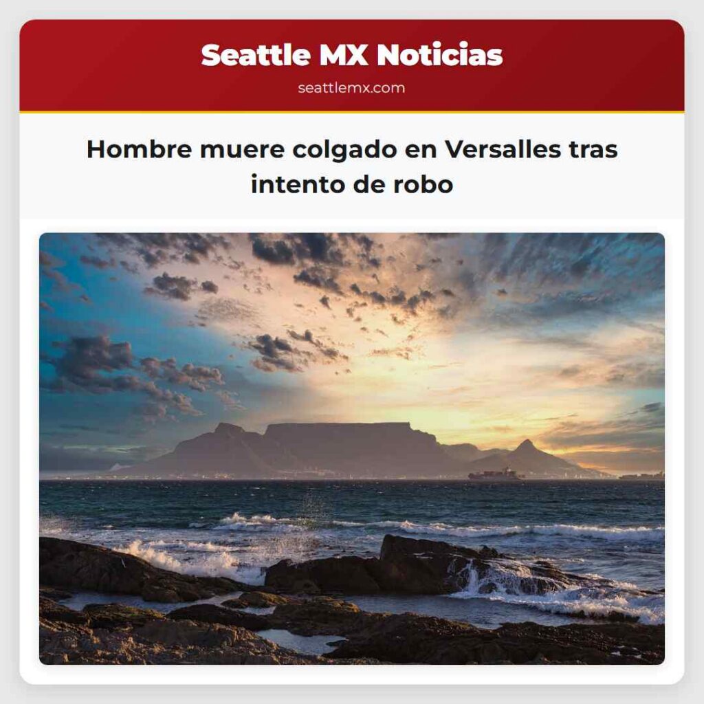 Hombre muere colgado en Versalles tras intento de