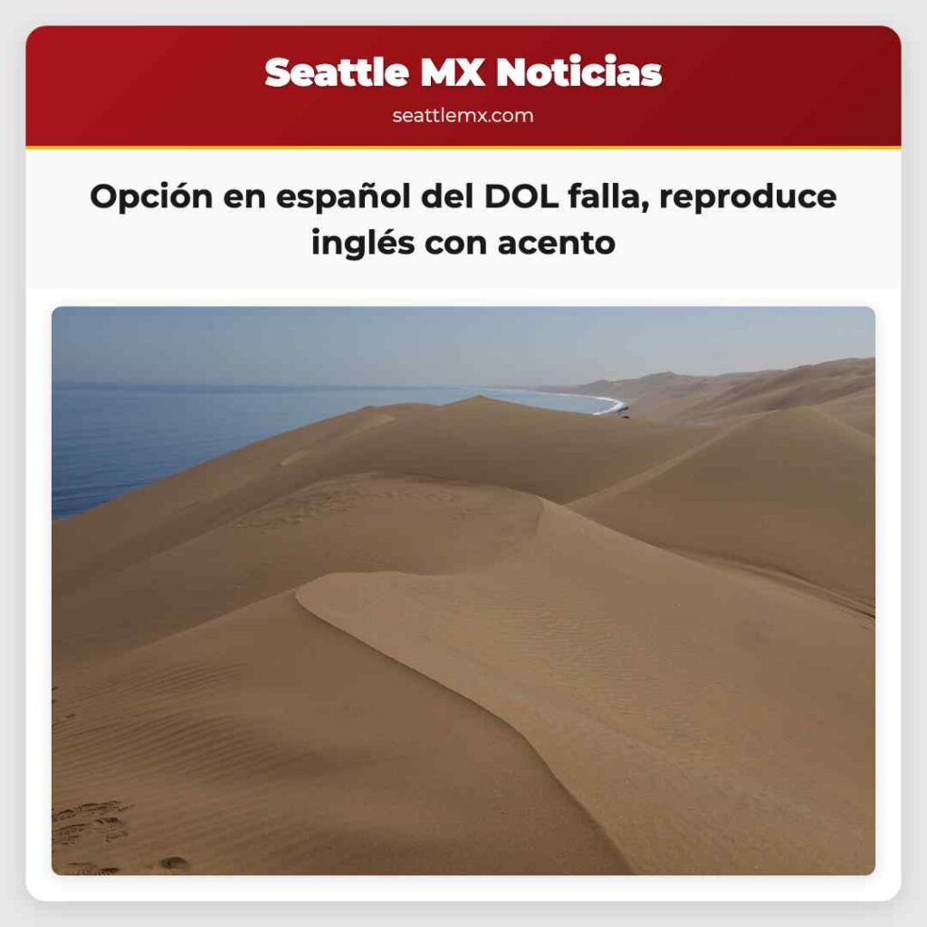 Opción en español del DOL falla, reproduce inglés