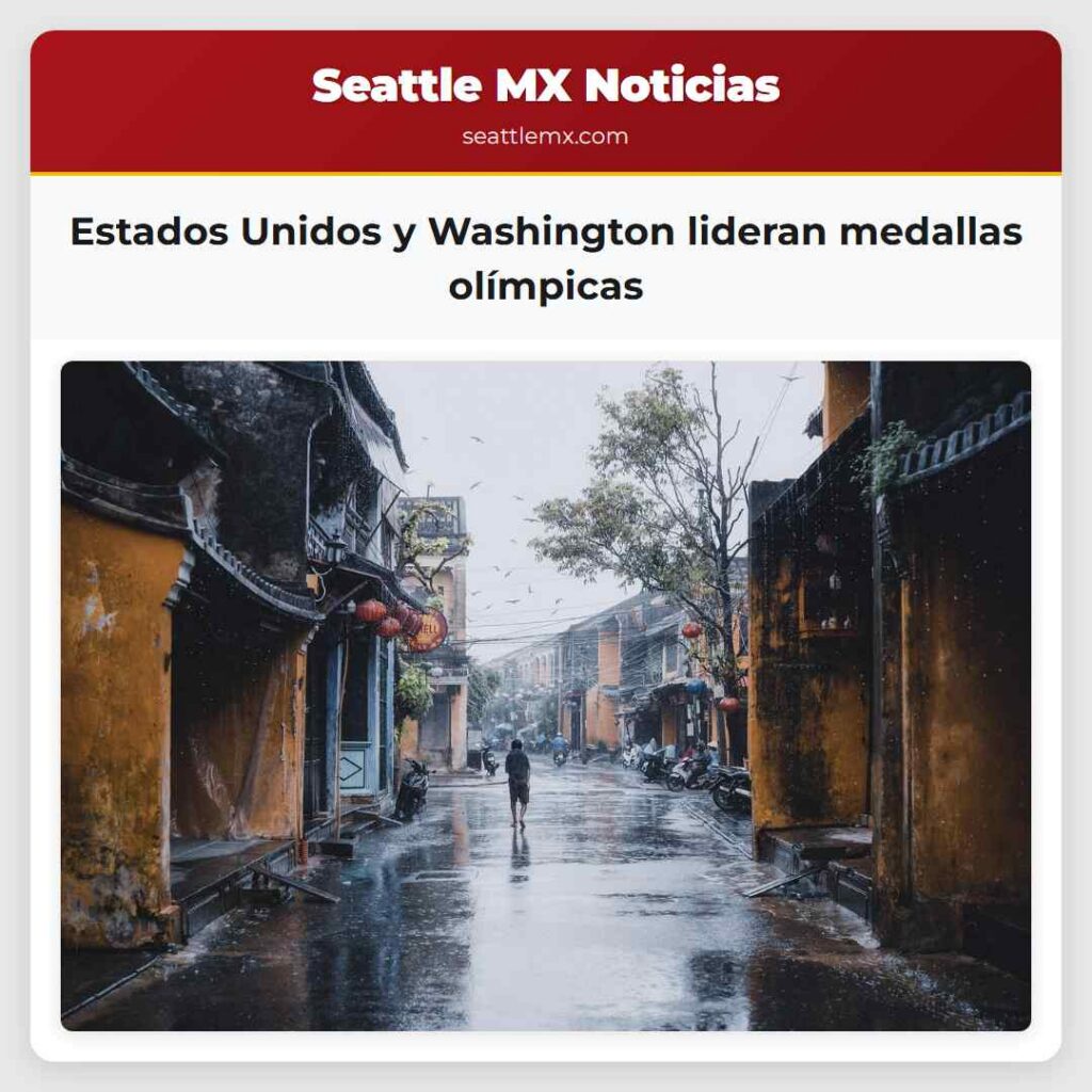 Estados Unidos y Washington lideran medallas