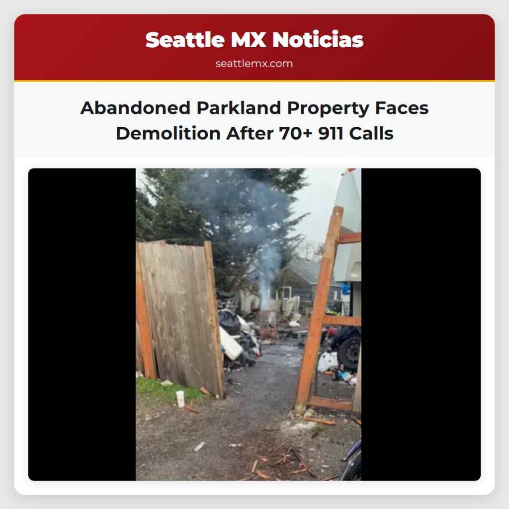 Abandoned Parkland Property Faces Demolition