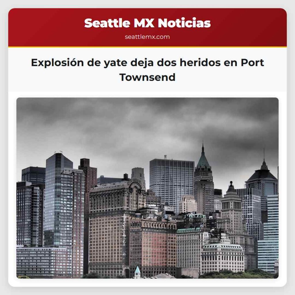 Explosión de yate deja dos heridos en Port