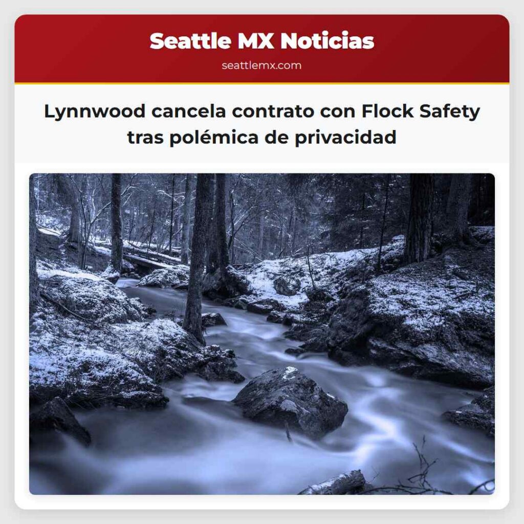 Lynnwood cancela contrato con Flock Safety tras