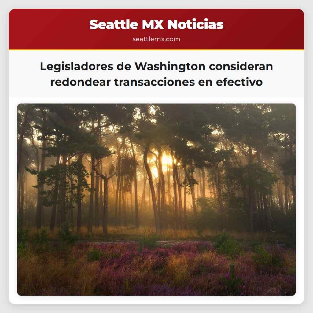 Legisladores de Washington consideran redondear